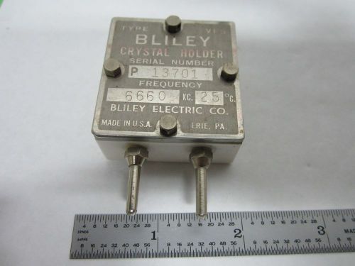 Vintage wwii bliley vp5 quartz crystal frequency control ham radio bin#l7-29 for sale
