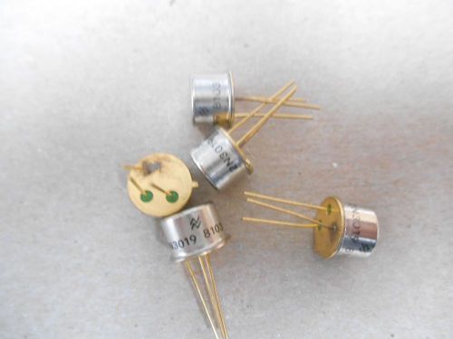 2N3019 NPN Transistors  Amp/Switch: Gold Leads: Lot of 5