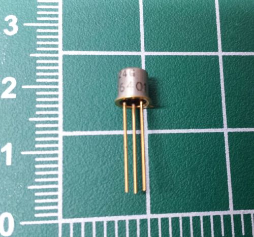 2x TCG6401 UJT unijunction transistor= ECG6401 NTE6401 Vintage gold leads TO-18