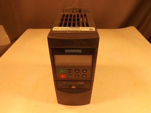 Siemens micromaster 440 6se6440-2ab 12-5aa1 for sale