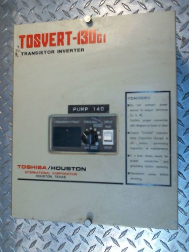 TOSHIBA TRANSISTOR INVERTER ESP130 3HP VT130G1-4035BOE 3PH 3.5 kVA 460V