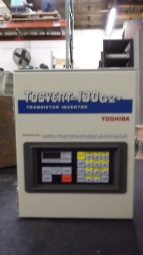 TOSHIBA TOSVERT-130G2T TRANSISTOR INVERTER, VT130G2+4035, CAP. 3 HP, USED