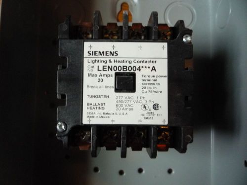 Siemens - Lighting Heating Contactor - LEN00B004***A