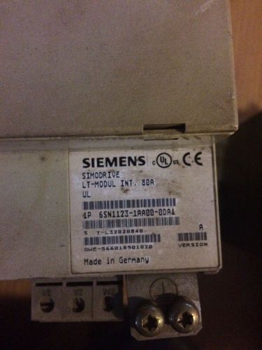 Siemens Simodrive Lt-modul Int. 80a UL 6sn1123-1aa00-0da1
