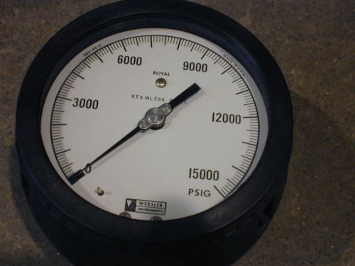 0-15000 psi gauge ( weksler) for sale
