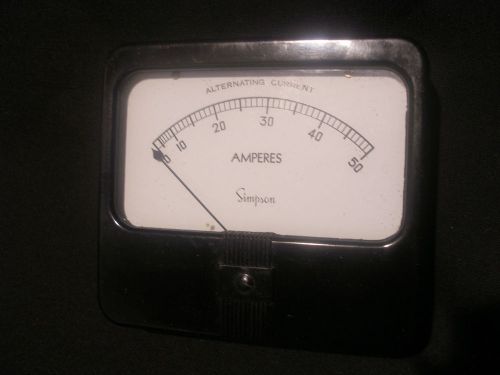 Simpson alternating current gauge - sk-525-5-1  5196 for sale