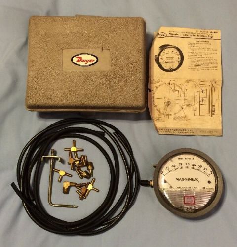 Magnehelic Gauge Inches Of Water 0 thru 2. Series 2000.