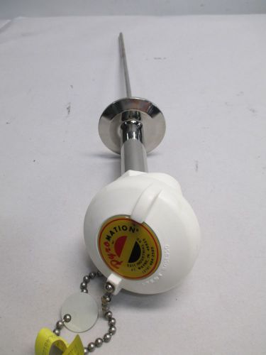 New pyromation r1t185l48123-cip-2-5-63 12 in stainless temperature probe d432751 for sale