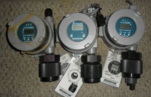 Lot of 3 Sensidyne Sensalert Digital Transmitter 2Pc-7013347-1, 1Pc-7013276-2