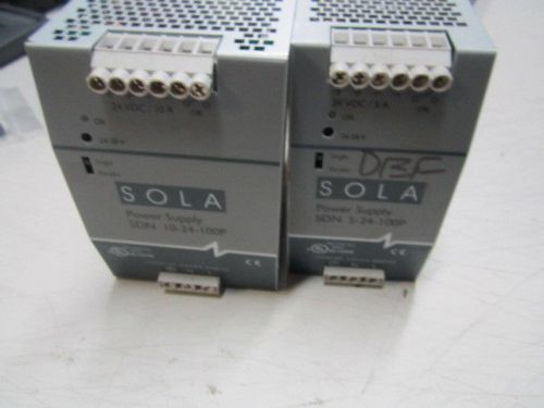 2 x sola power supply sdn 5-24-100p