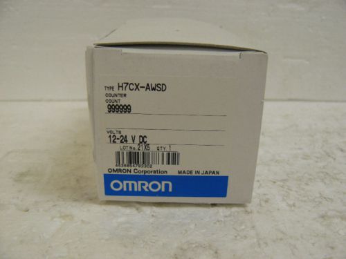 NEW OMRON H7CX-AWSD DIGITAL COUNTER 12-24VDC