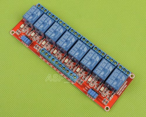 5V 8-Channel Relay Module with Optocoupler H/L Level Triger for Arduino