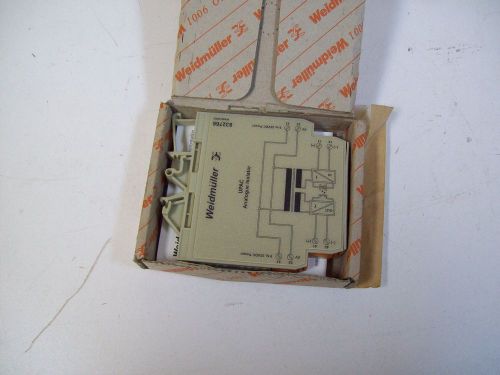 WEIDMULLER 832766 RELAY MODULE ANALOG ISOLATOR DIN MOUNT - NIB - FREE SHIPPING