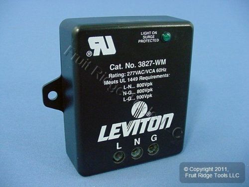 Leviton equipment cabinet surge protector 277vac 3827-wm for sale
