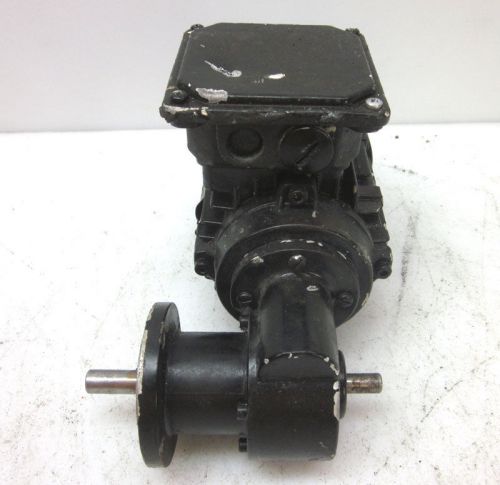 Rgm ruhrgetriebe t 56 b 2 so .12kw 3-ph 3290-rpm electric motor dual shaft 90deg for sale
