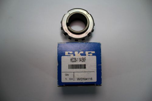Skf bearing adapter sleeve, model he208f-1 1/4 skf, w0104116, new, no reserve for sale