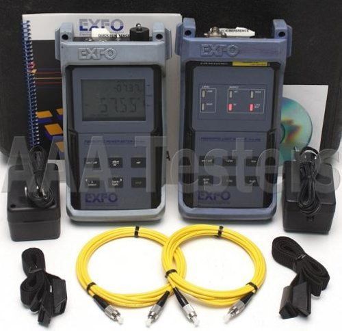 Exfo fot-90a sm power meter &amp; fls-230a visual fault locator vfl fot-92a for sale