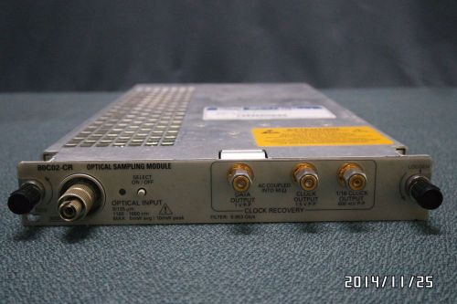 Tektronix 80C02-CR Clock Recovery 10G Optical Sampling Module CSA8000 CSA8000B