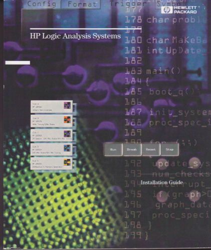 HP Logic Analyzer Original Installation Guide  - Very Nice!