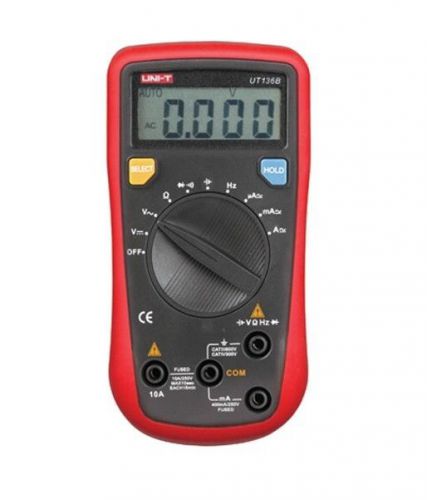 Uni-t ut136b auto range digital multimeter ac dc frequency resistance tester for sale