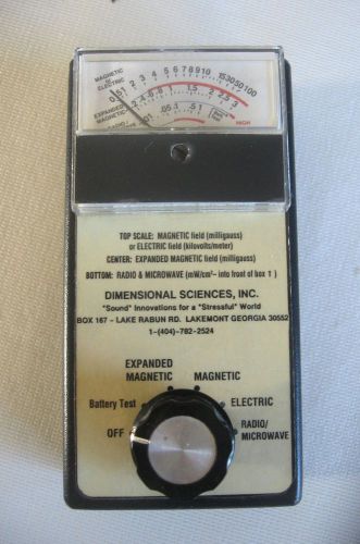 Meter Electric Radio Magnetic Microwave Gaussmeter Detector Trifield 100XE