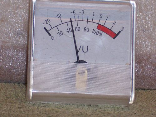 Og5740-  no. d-1793-1 panel-mount volume indicator -vu meter for sale