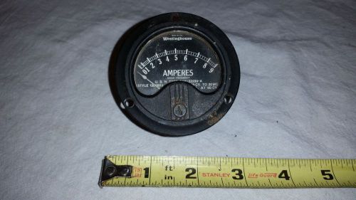 Westinghouse usn ham radio frequency amperes 0 - 9 panel meter nt-33 steampunk for sale