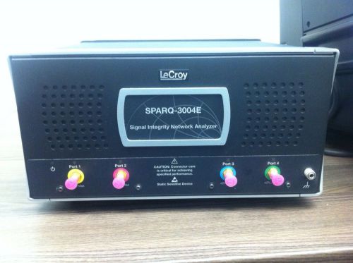 Lecroy sparq-3004e signal integrity network analyzer 30 ghz 4-port for sale
