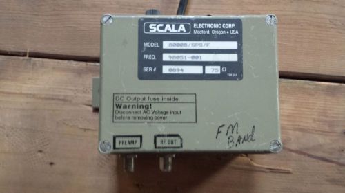 Scala Coax Amplifier/RF Modulator