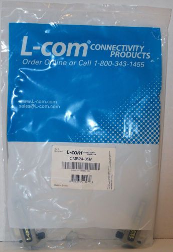 L-com CMB24-05M IEEE-488 GPIB HPIB 0.5meter cable NEW