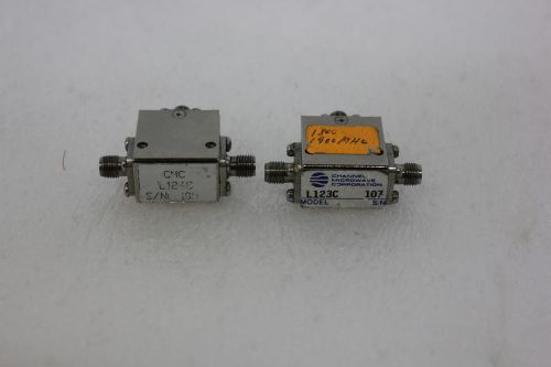 2 CHANNEL MICROWAVE RF DEVICES COAXIAL L123C L124C  (S2-1-101A)