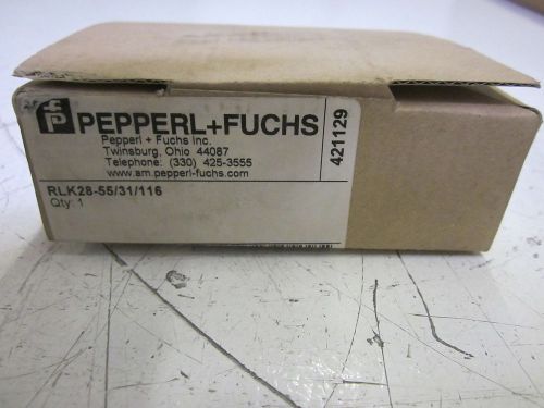 PEPPERL + FUCHS RLK28-55/31/116 PHOTOELECTRIC SENSOR 12-240V *NEW IN A BOX*