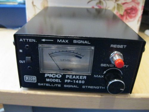 PICO Peaker Satellite Signal Strength Meter PP-1450 with Original Carrying Case