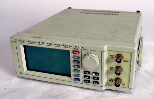 Circuit specialists g5100 programmable sweep/function generator for sale