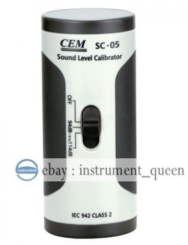 Brand CEM SC-05 Sound Level Calibrator for sound level meter 94dB and 114dB