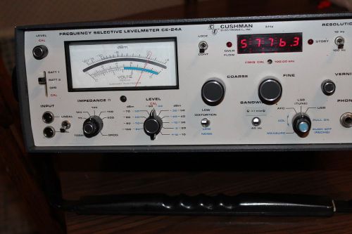 Cushman frequency selective level meter ce-24a for sale