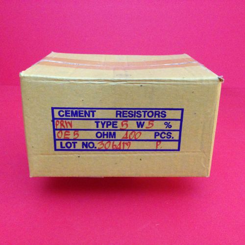 0.5ohm 5W  5% Paccom Cement Resistors 400 Pieces