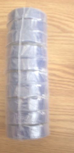 10 rolls blue vinyl pvc wire electrical tape 3/4 x 60 ft new for sale