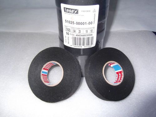 2pcs tesa 51025 19mm x 25m, adhesive cloth fabric tape cable looms,wiring looms for sale
