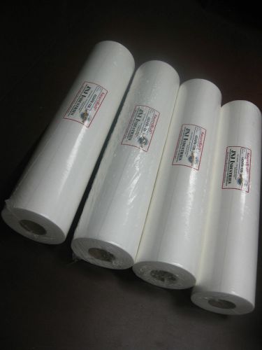 (4) jnj industries smartroll understencil wiping rolls 4504pa-108 ft panasonic for sale