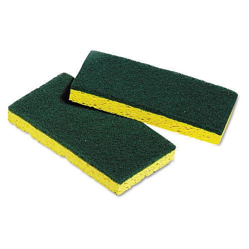 UNISAN Medium-Duty Scrubbing Sponges, 3-3/8 x 6-1/4, 5 Sponges/Pack