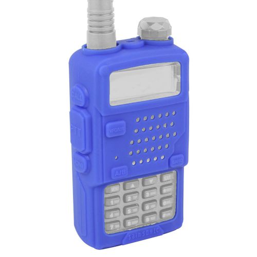 New rubber soft handheld case holster for radio baofeng bf uv-5r uv5r th-f8 blue for sale