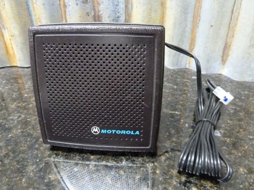 Motorola external loudspeaker &amp; bracket good plug hsn6001b fast free shipping for sale
