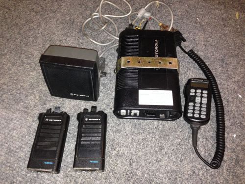 Motorola astrosaber ava w/hhch and vhf &amp; uhf radios for sale