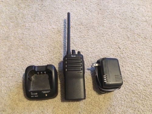 Icom IC-F14 Commerical Portable/Handheld VHF Radio (works w/ 2M HAM bands)
