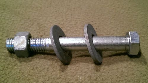 Hex bolt w/ washers &amp; nut 4&#034; (length) x 3/8&#034; (dia) (qty: 6) for sale