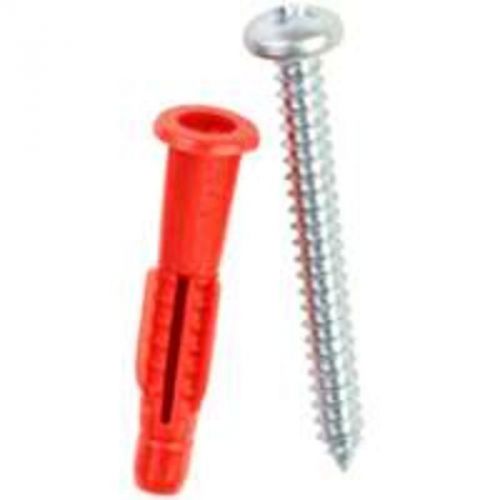 Anch Poly Set No 12 1-7/16In RED HEAD Anchors - Masonry 35225 Plastic