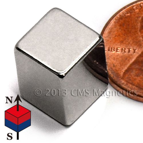 Strong Neodymium Magnets N50 3/8x3/8x1/2 NdFeB Rare Earth Magnets Lot 400