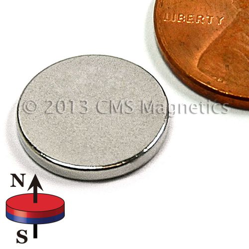 N45 disc neodymium magnets dia 1/2&#034;x1/16&#034; ndfeb rare earth 1000 pc for sale