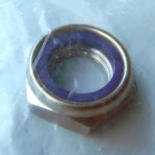 Stainless locknut 7/8-9, nylon insert, grainger 1fb68, new, ss lock nut for sale